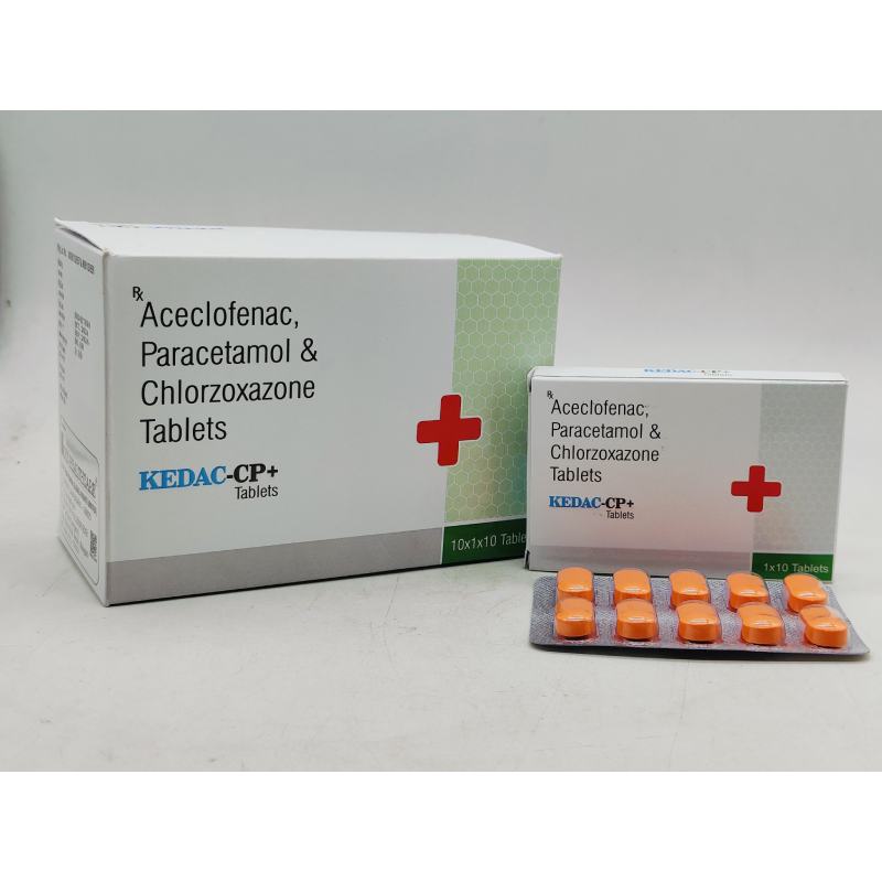 Aceclofenac, Paracetamol & Chlorzoxazone Tablets